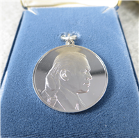 President Ford Inaugural Eyewitness Silver Pendant (Franklin Mint, 1974)