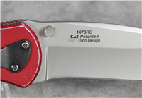 KERSHAW KAI Blur 1670RD Ken Onion Red Linerlock