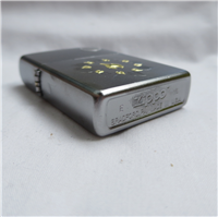 Etched RING OF FIRE Brushed Chrome Lighter (Zippo, 21192, 2015)