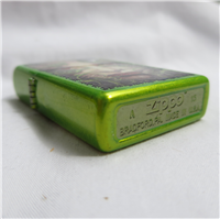 FILIGREE FACE Green Lurid Lighter (Zippo, 2015) #28865