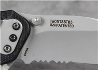 KERSHAW KAI Clash 1605TSSTB5 Partially Serrated Linerlock