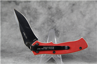 SNAP-ON 870992 Red High Carbon 7Cr17MoV Stainless Steel Linerlock Folding Knife