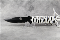 UST SaberCut Paracord Fixed Half-Serrated Drop Point Blade Knife