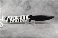 UST SaberCut Paracord Fixed Half-Serrated Drop Point Blade Knife