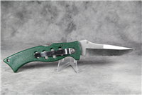 FROST CUTLERY Green Beret Flying Falcon 15-059G Lockback Folding  w/ Sheath