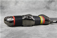 1990s Elk's Head China Stacked Leather Hunter 