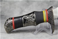 1990s Elk's Head China Stacked Leather Hunter 