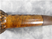 Vintage Suffolk Rusticated/Carved Pot Estate Pipe 6mm Filter (Whitehall, Italy)