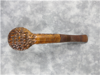 Vintage Suffolk Rusticated/Carved Pot Estate Pipe 6mm Filter (Whitehall, Italy)