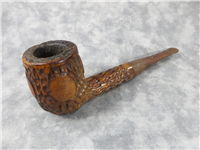 Vintage Suffolk Rusticated/Carved Pot Estate Pipe 6mm Filter (Whitehall, Italy)
