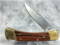 2001 BUCK 110 Wood Lockback  with Sheath