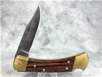 2001 BUCK 110 Wood Lockback  with Sheath