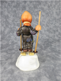 SKIER Figurine with Wood Poles (Hummel 59, TMK)