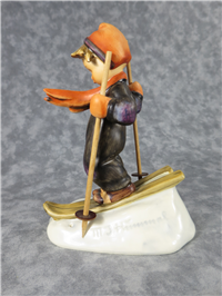 SKIER Figurine with Wood Poles (Hummel 59, TMK)