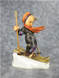 SKIER Figurine with Wood Poles (Hummel 59, TMK)