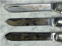1978-1979 CASE XX USA Limited Ed. 1 of 600 Smoky Mountain Trappers Knife Set