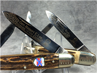 70s KISSING CRANE Lee & Grant Civil War  Set (4 Knives)