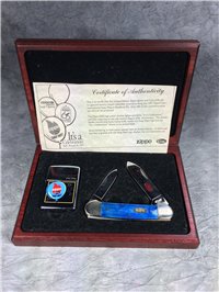 1997 CASE Knife & ZIPPO Lighter International Swap Meet Set Ltd 1 of 500