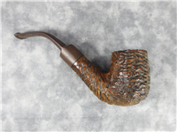 Vintage GEPETTO Sandblasted Bent Estate Pipe #111 (Italy)