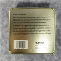 FRIENDS FOR A LIFETIME 70th Anniversary Brass 1941 Replica Lighter (Zippo, 2002)