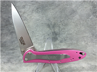 KERSHAW KAI Leek 1660PINK Ken Onion Speedsafe Framelock
