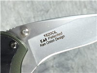 KERSHAW KAI Scallion 1620OL Ken Onion Speedsafe Linerlock  - Green