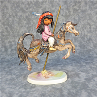 DeGrazia MERRY LITTLE INDIAN Limited Edition Figurine (Goebel 10 321 18, TMK)