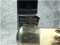 TAYLOR CUTLERY Limited Edition Elk Horn Surgical 1979 Stag Folding