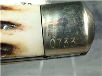 TAYLOR CUTLERY Limited Edition Elk Horn Surgical 1979 Stag Folding