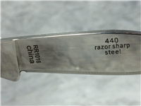 ROUGH RIDER RR1016 Amber Jigged Bone "Dogleg" Lockback Jack Knife