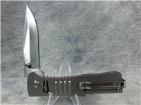 SOG SlimJim SJ51-CP Bead Blasted Straight Edge Lockback