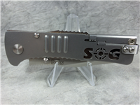 SOG SlimJim SJ51-CP Bead Blasted Straight Edge Lockback