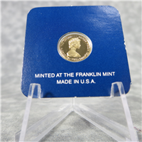 BRITISH VIRGIN ISLANDS $25 Gold Coin (Franklin Mint, 1983)