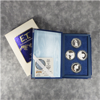 Special Limited Collectors Edition E.T. THE EXTRA-TERRESTRIAL Fine Silver Proof Medal Set (Rarities Mint, 1988)