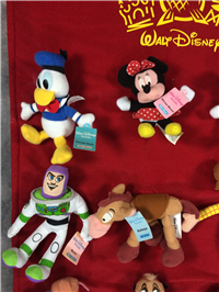 DISNEY WALL HANGING 18" x 30" 16 Plush Beanies (Disney, Kelloggs, Post-1995)