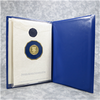 First Day of Minting BARBADOS $250 'George Washington Anniversary' Gold Proof Coin (Franklin Mint, 1982)