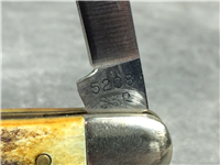 1980 Case 5208 SSP Stag 75th Anniversary Whittler Pen Knife