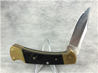 BUCK 112 Black Micarta Ranger Lockback Knife with Sheath & Box