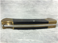 BUCK 112 Black Micarta Ranger Lockback Knife with Sheath & Box