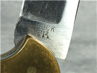 BUCK 112 Black Micarta Ranger Lockback Knife with Sheath & Box