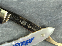 1987 Fight'n Rooster Mother of Pearl THE UNITED STATES CONSTITUTION Razor