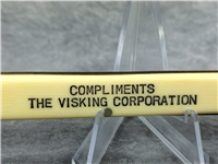 SCHRADE CUT. CO. Visking Corporation Large Yellow Single Blade Melon Tester Knife