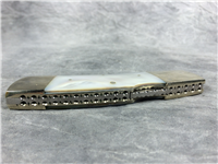 1980 TAYLOR CUTLERY Limited Ed. Elk Horn Mother of Pearl Lockback Knife