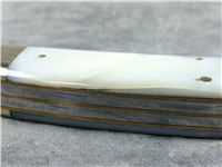 1998 BULLDOG Mother of Pearl Large Stockman Knife