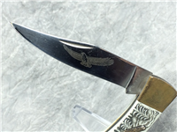 Single-Blade Eagle KF849 Stainless Steel Folding Lockback Knife