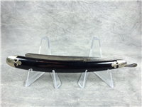 HAMBURG CONCAVE Silver Beauty Black Straight Razor