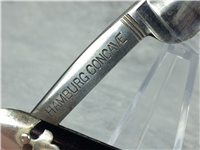 HAMBURG CONCAVE Silver Beauty Black Straight Razor