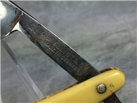 WM ELLIOT & CO. Germany Yellow Straight Razor