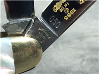 1985 Fight'n Rooster Mother of Pearl MIDDLE TENNESSEE KNIFE COLLECTORS Cattle