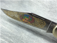 RIGID RG-8 Limited Edition Trophy Whitetail Mother of Pearl Folding Hunter Knife